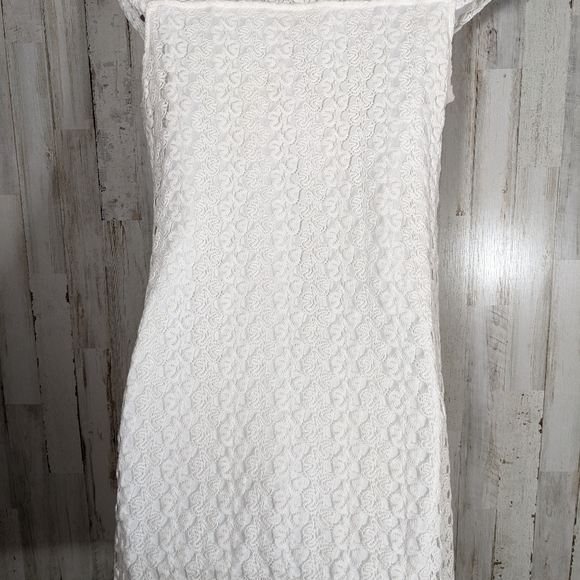 Anthropologie Fresh of LA lace Dress size P/L Adorable Women's Crocheted Dress - Picture 3 of 5